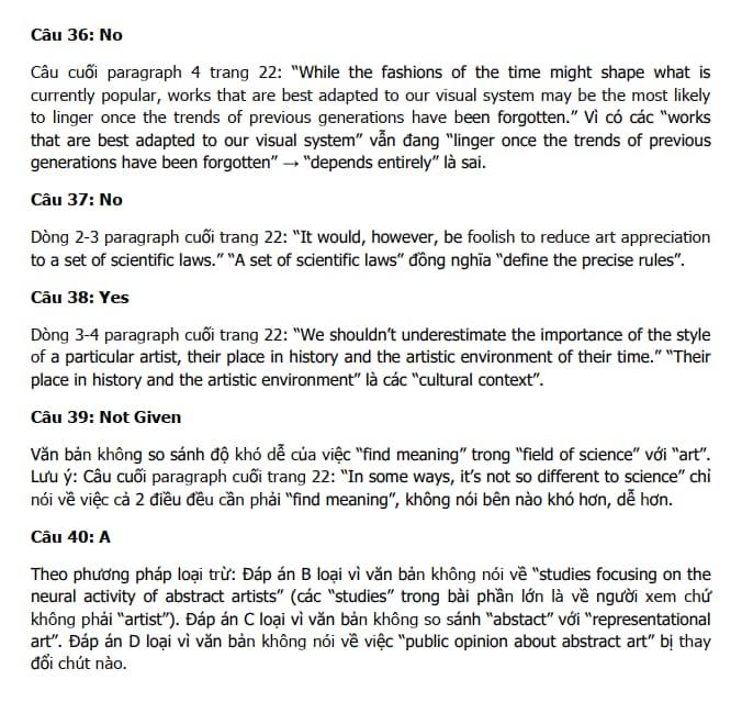 giải chi tiết Cambridge IELTS
