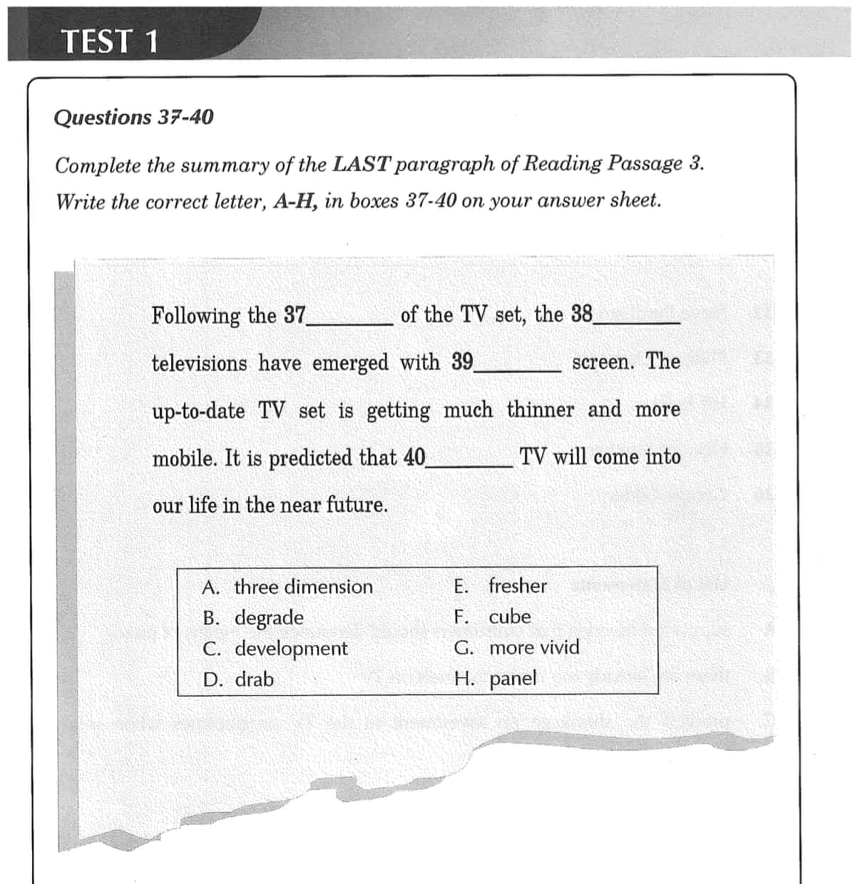 Expert on Cambridge IELTS 9 PDF test 1