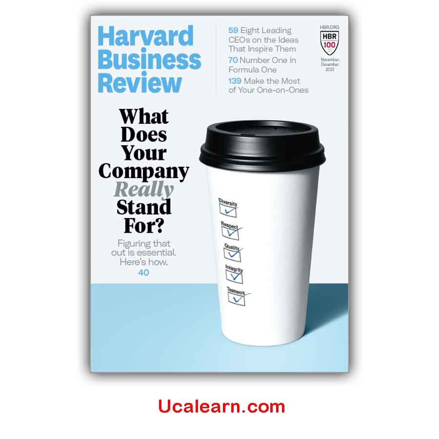 Harvard Business Review USA November - December 2022
