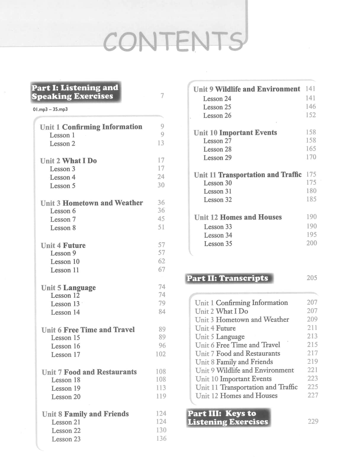 Mục lục sách Essential Speaking for IELTS PDF Download bản đẹp
