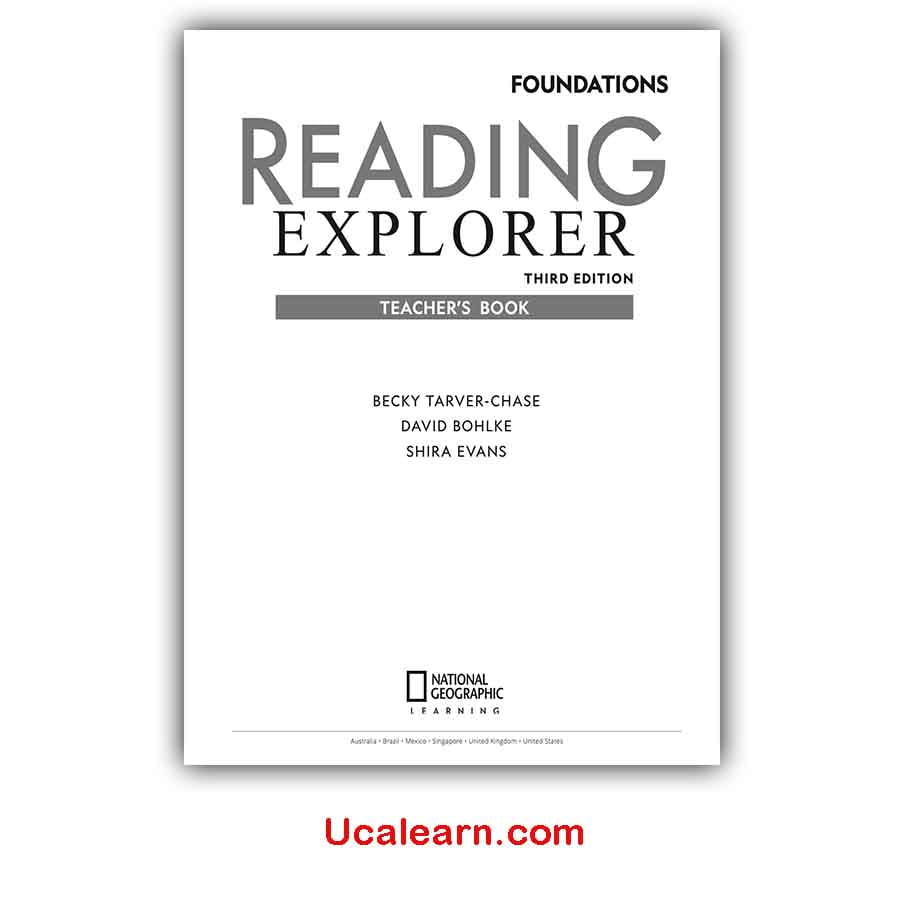 Reading Explorer Foundation Answer Key PDF (3rd Edition) download