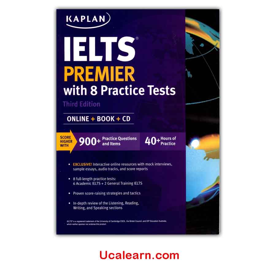 Kaplan IELTS Premier with 8 Practice Tests pdf and audio download