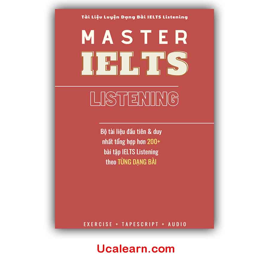 Luyện IELTS Listening theo dạng bài - Master IELTS Listening