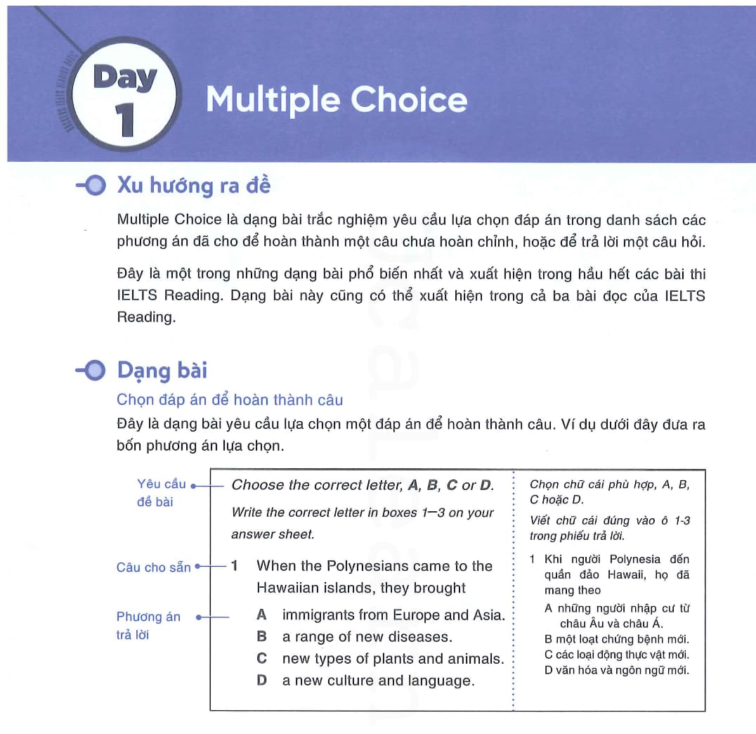 day 1 - Multiple Choice