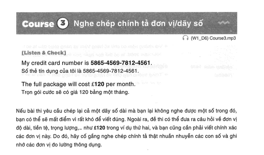 nghe chép dãy số