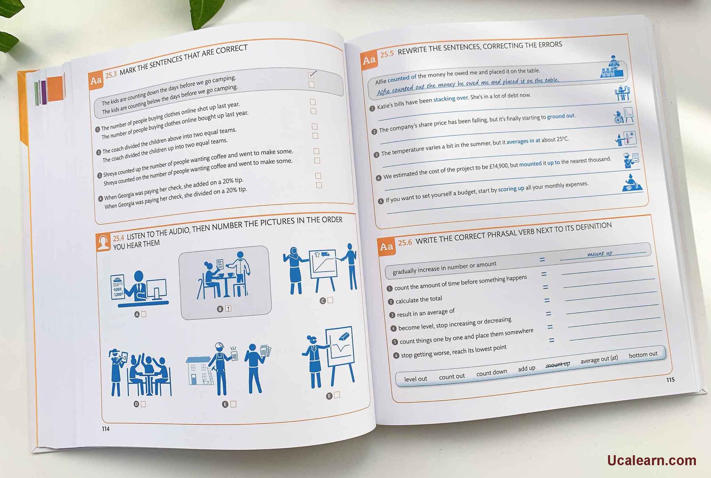 bố cục sách english phrasal verbs