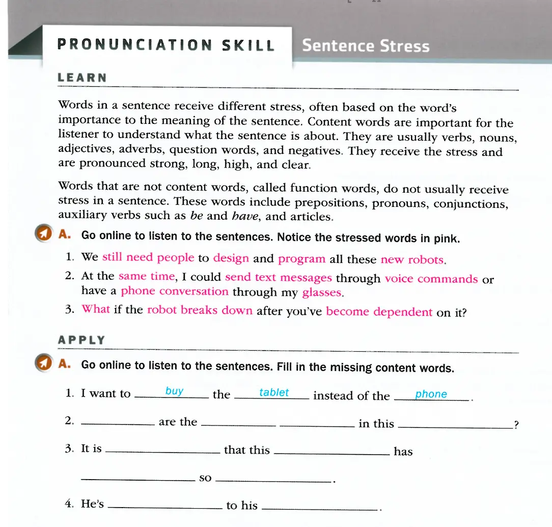 Hướng dẫn Speaking trong sách