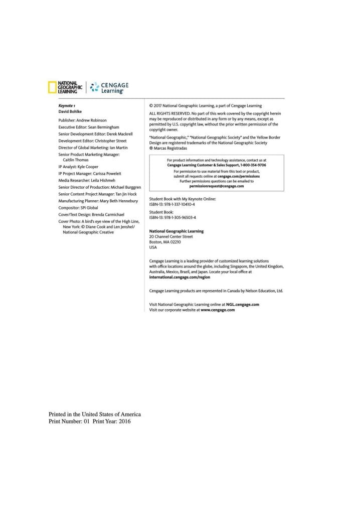 Keynote 1 Student's Book PDF 1