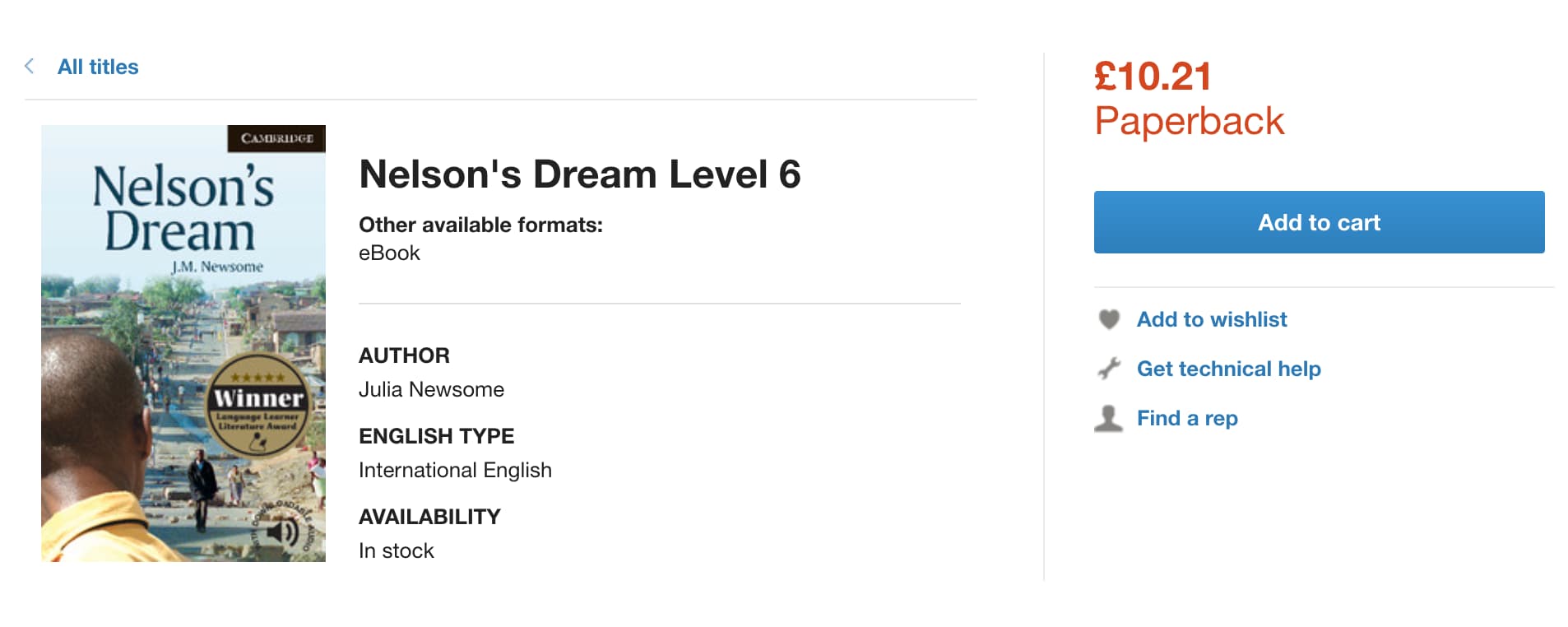 Nelson's dream PDF & Audio
