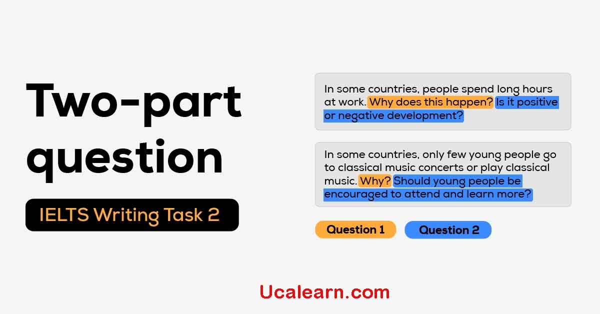 Tổng hợp bài mẫu dạng bài Two-Part Question Essay