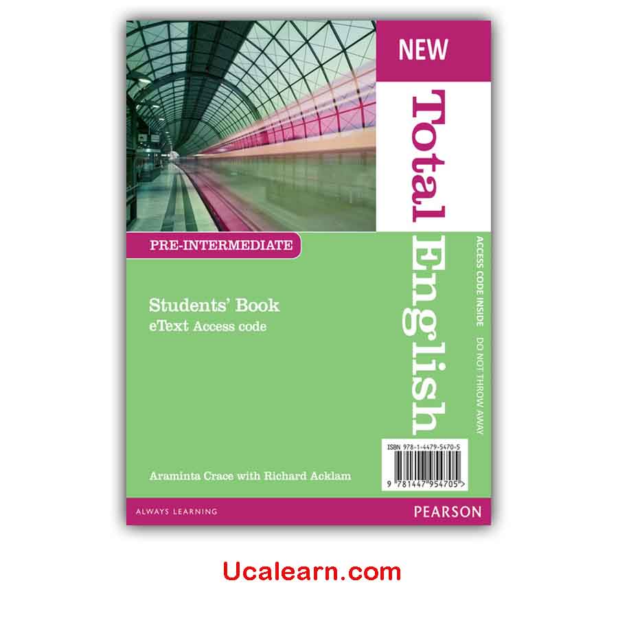 New Total English (6 levels) PDF, Audio, Video Download - Pearson