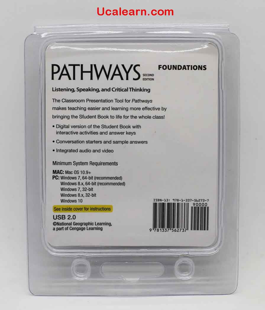 Pathways Listening, Speaking, and Critical Thinking Foundations- Classroom Presentation Tool download