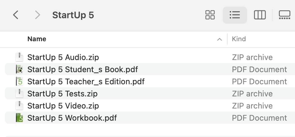 StartUp 5 PDF, Resources Download