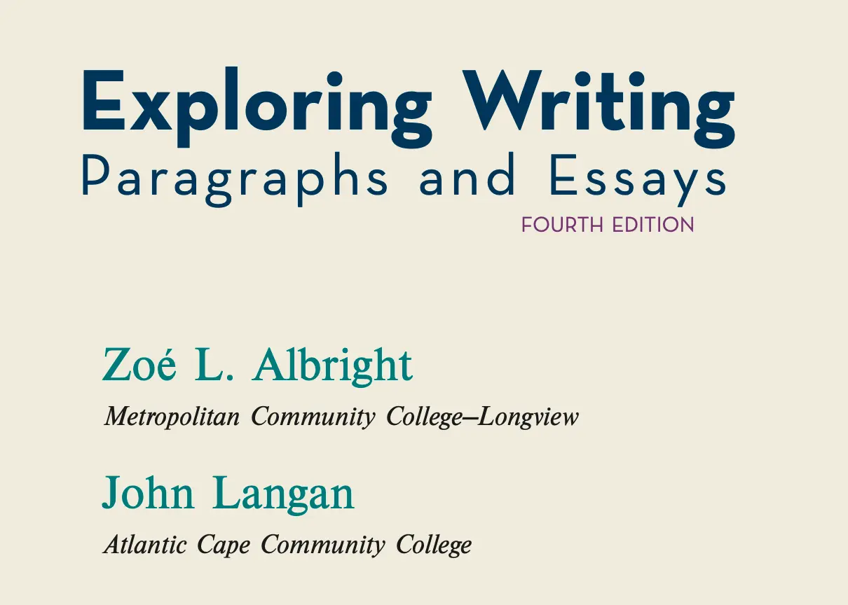 Download Exploring Writing- Paragraphs and Essays
