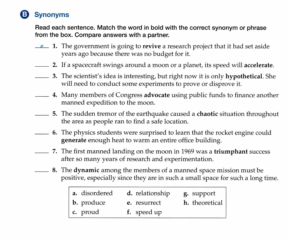 Longman Reading Synonyms PDF