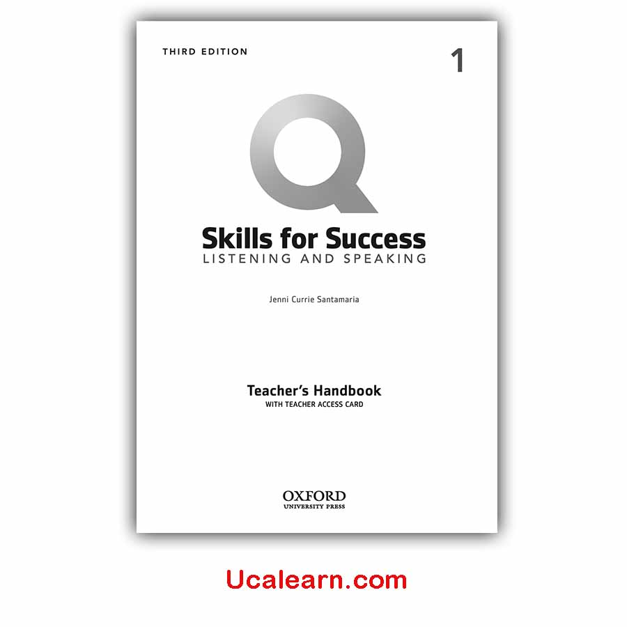 Q Skills for Success Listening and Speaking 1 Teacher's book PDF