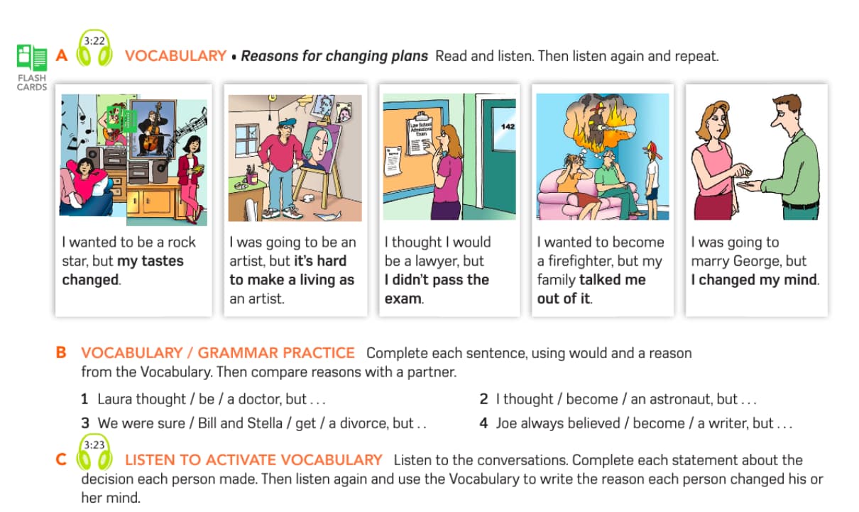 Pearson Flagship 9 vocabulary exercise