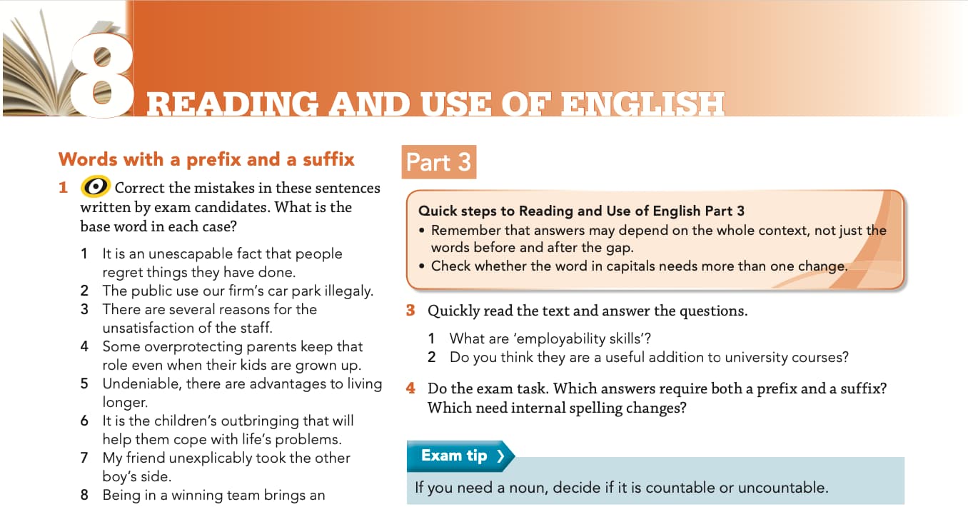 Reading and using of english - CAE