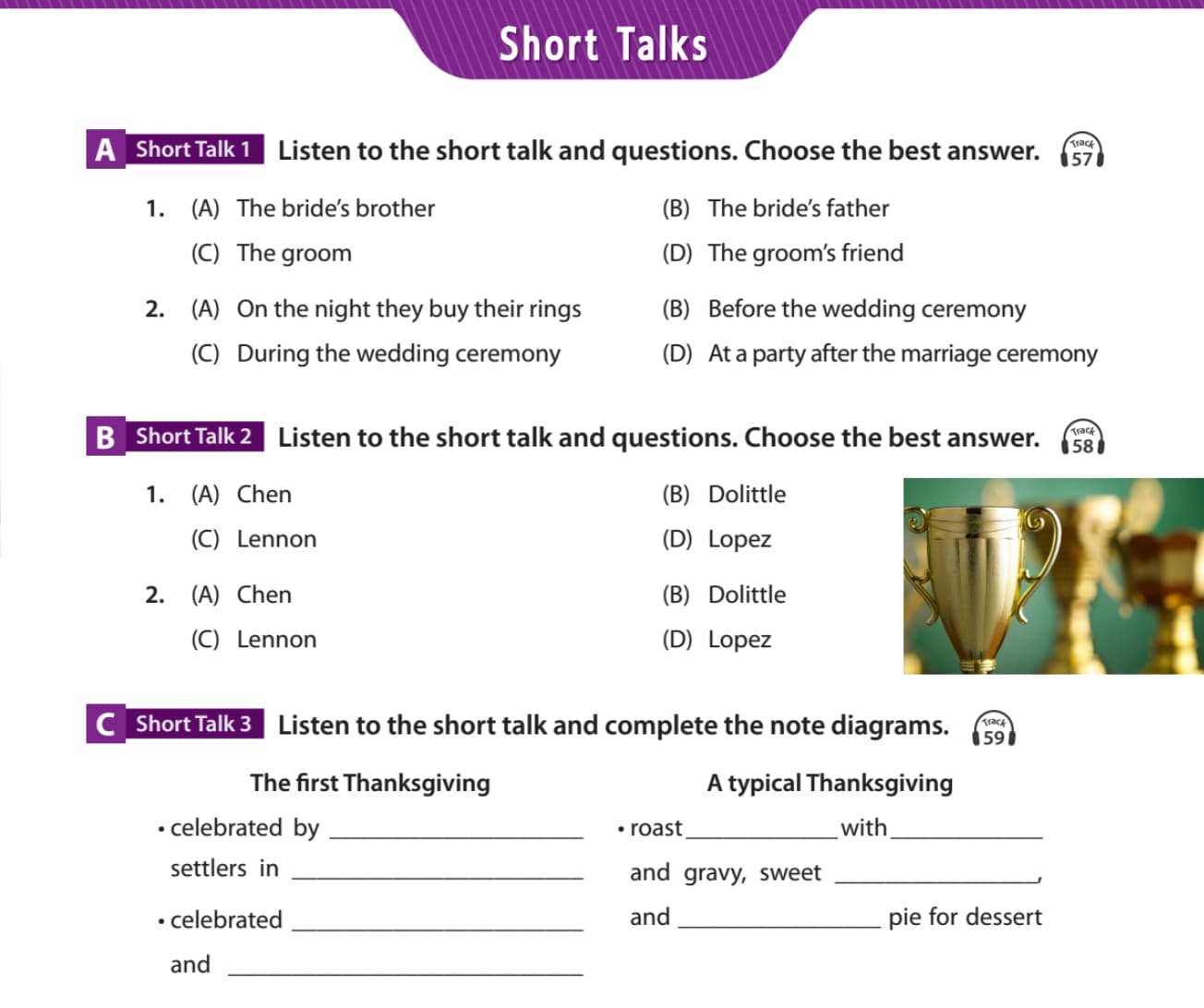 Short talk - Developing Listening Skill 3 PDF