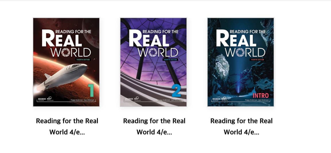 Reading for the real world intro, 1, 2 PDF 4th