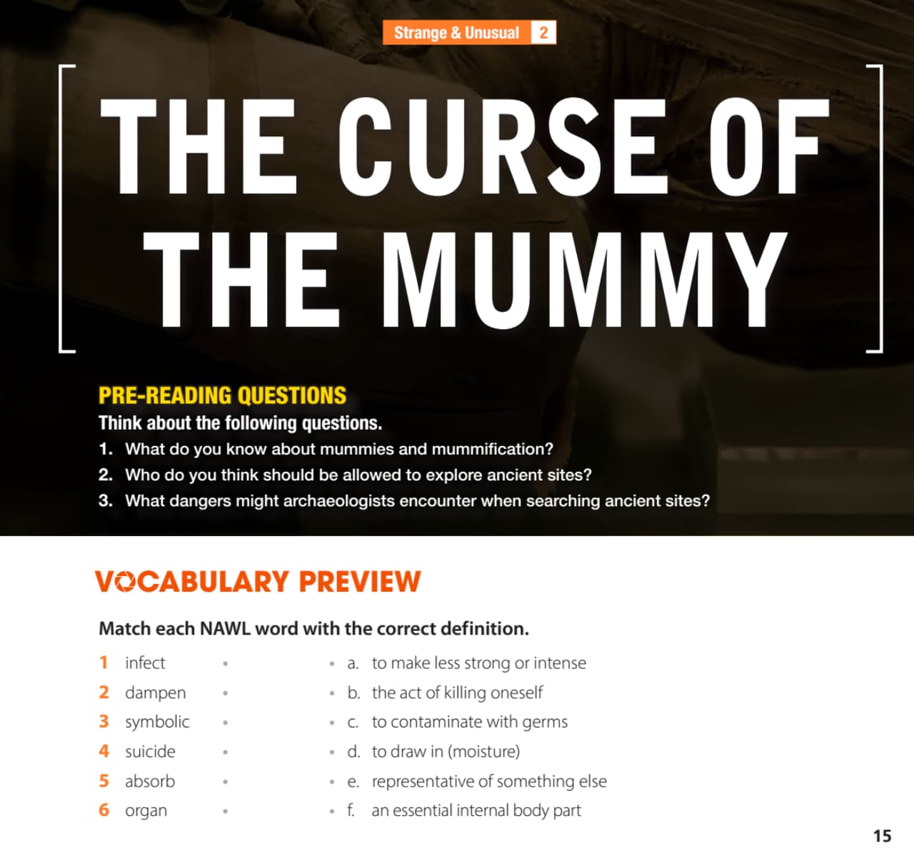 vocabulary review - reading for the real world 4th edition