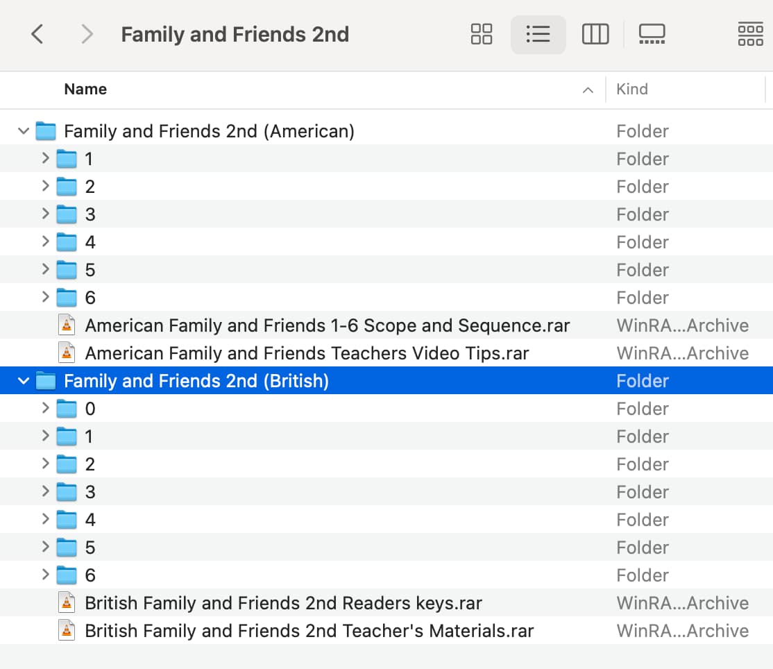 Family and Friends 2nd edition American, British version download Full