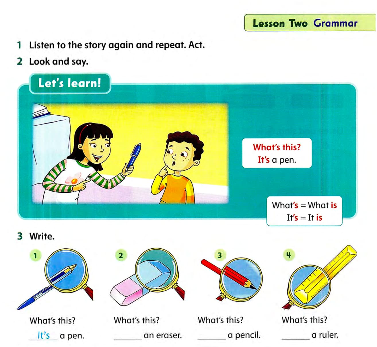 Lesson 2 - Grammar