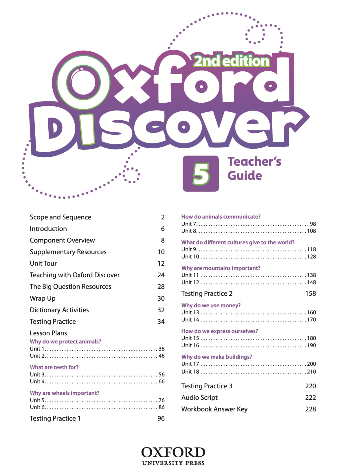 Oxford Discover 5 Teacher's book PDF