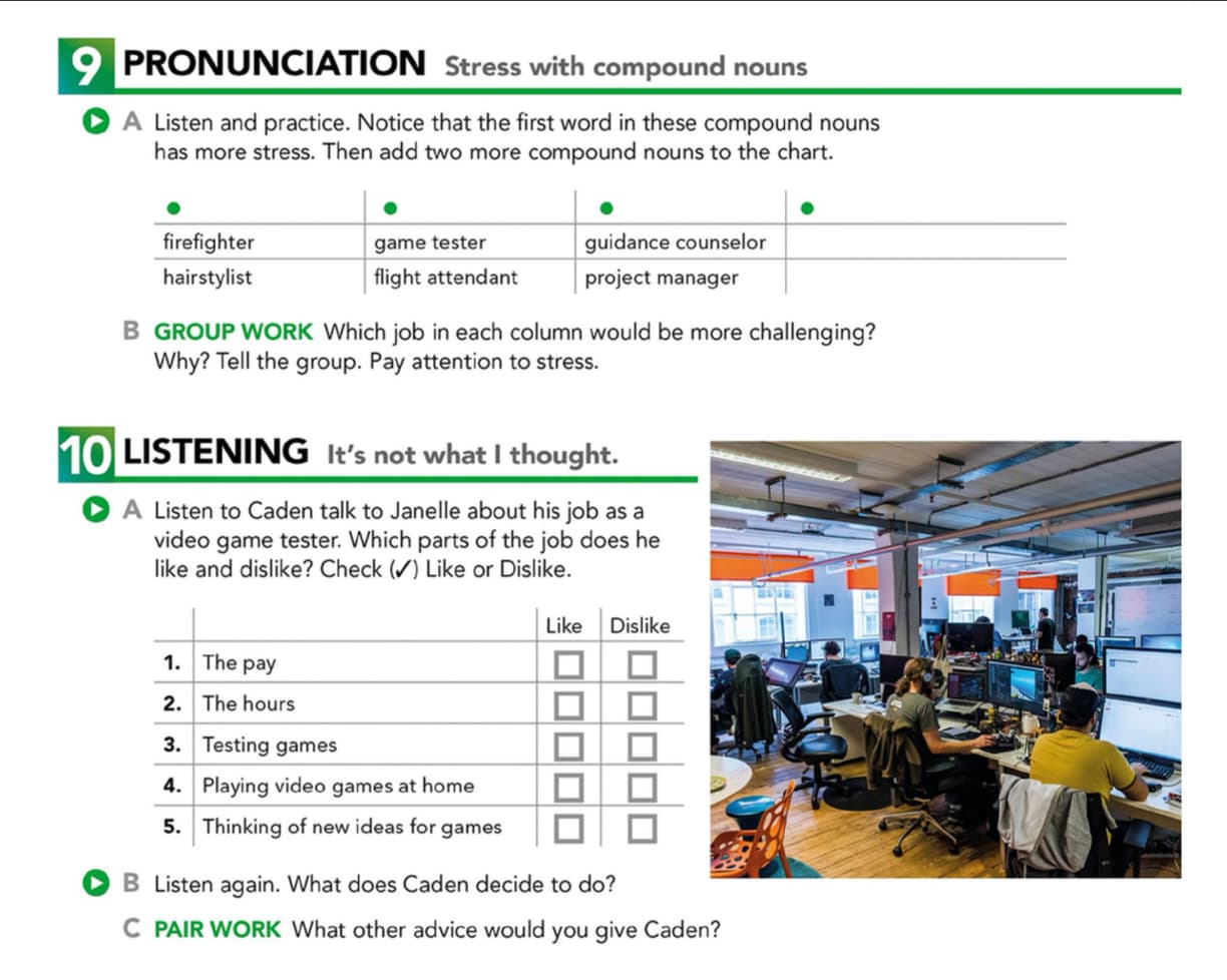 Speaking and Listening Exercise in Interchange 3 5th Edition PDF