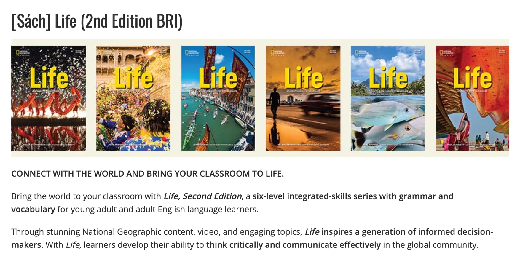 Sách Life BRE 2nd Edition PDF