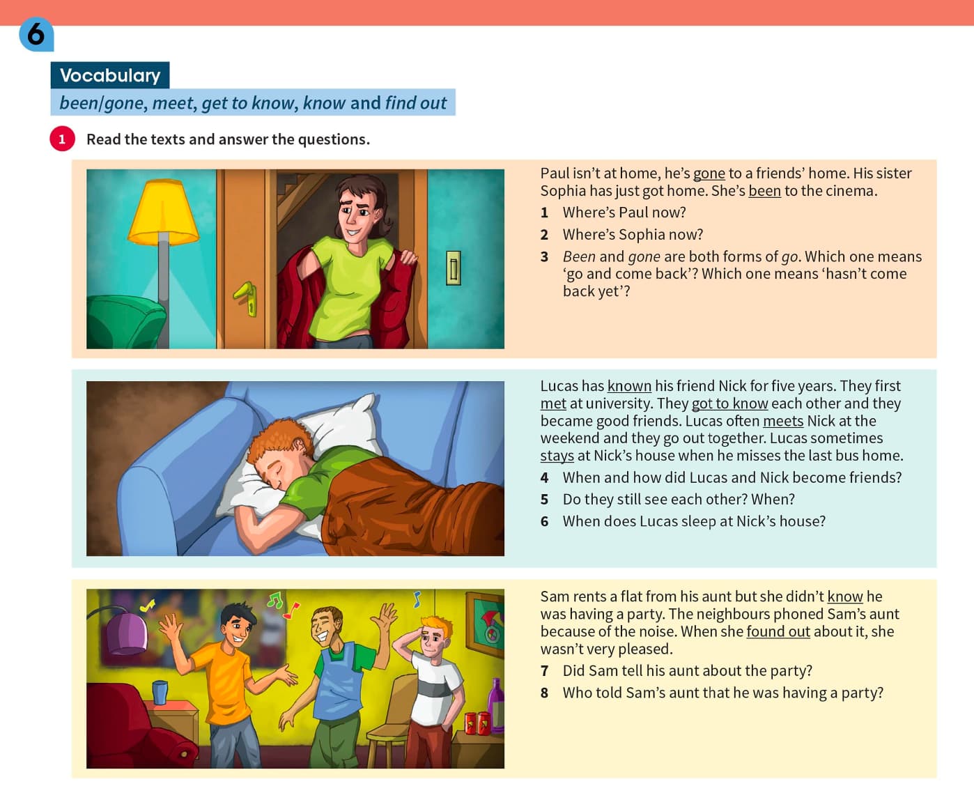 Unit 6 vocabulary lesson