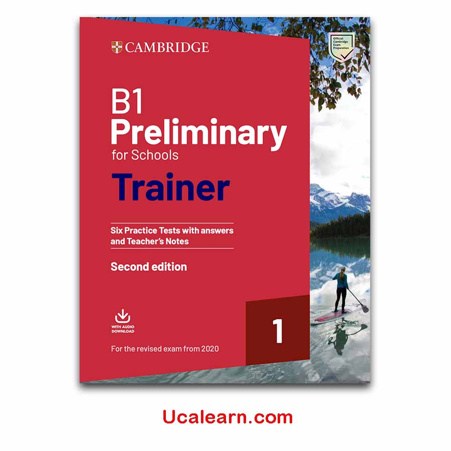 Cambridge B1 Preliminary for Schools Trainer 1 with Answer Key PDF, Audio