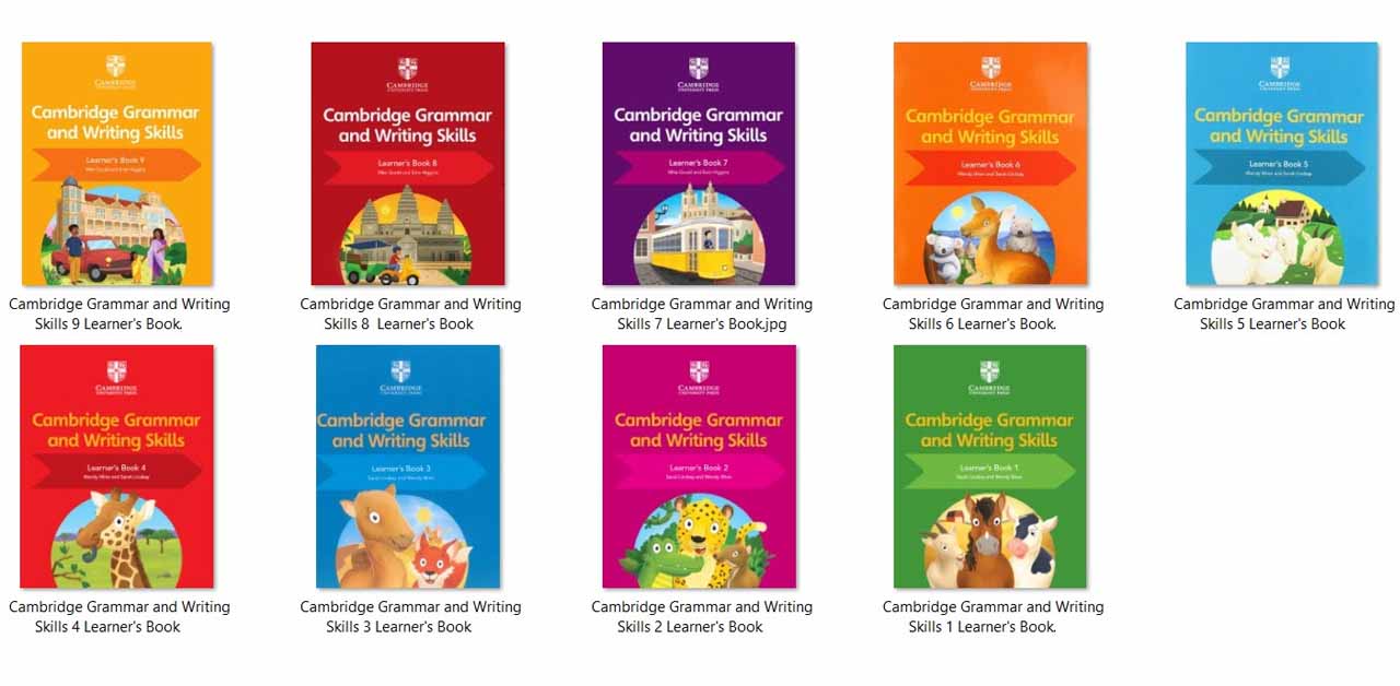 Trọn bộ Cambridge Grammar and Writing SKills 1-9 Learner's book PDF