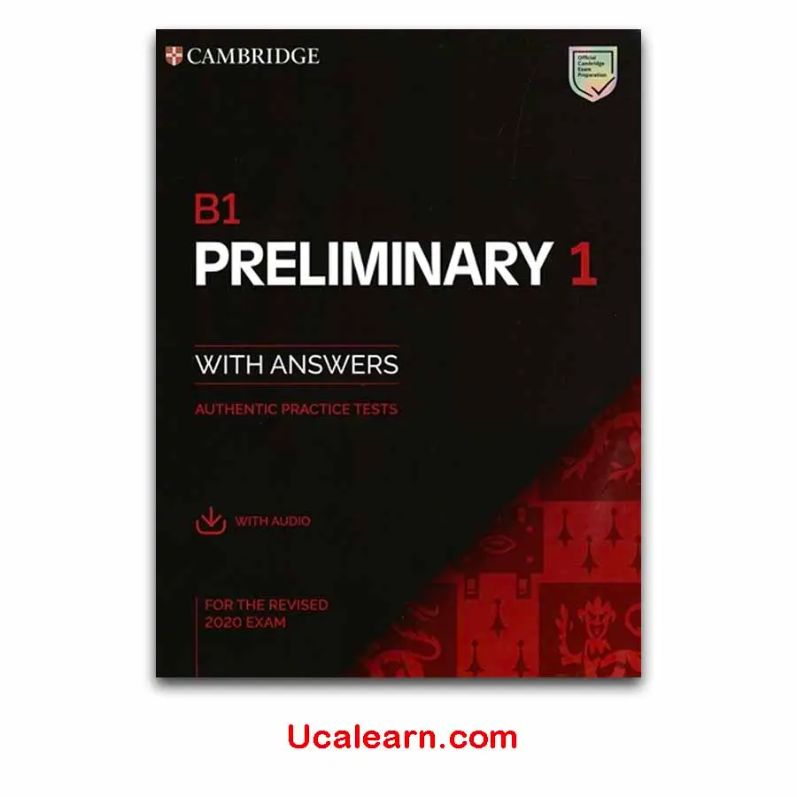 B1 Preliminary 1 With Answers Authentic Practice Tests for the revised 2020 exam PDF, Audio Download